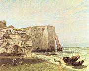 Die Kuste von Etretat, Gustave Courbet